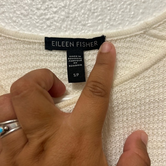 Eileen Fischer Womens Crew Neck organic Linen small - Picture 7 of 11